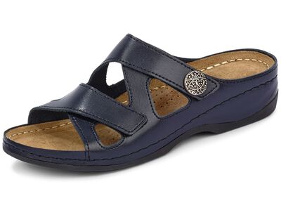 ELENA EDEN, comfortabele damesmuiltjes, breedte G, met klittenbandsluiting 