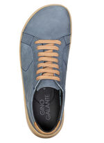 GINO GALANTE, comfortabele herenschoenen op blote voeten, met uitneembaar voetbed JEANS