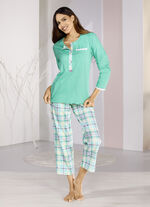 Pyjama met lange mouwen en lange broek 