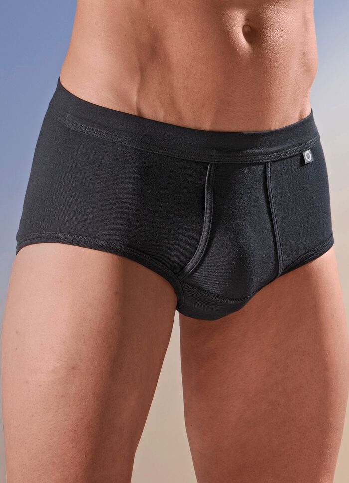 Pfeilring Driepack slips van fijne ribstof 