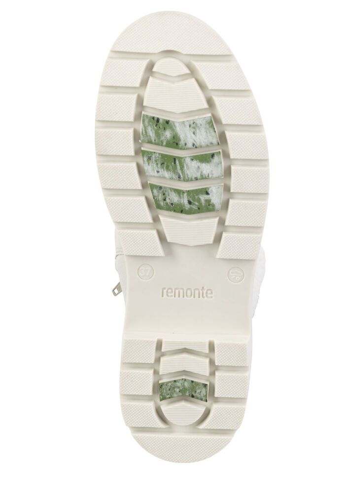 Remonte, gevoerde dameslaarzen, winterschoenen, breedte G, met rits ECRU-BEIGE