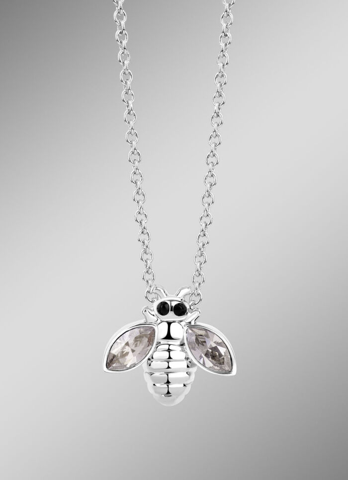 Bijenketting met Swarovski®-kristallen 