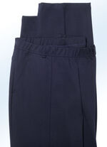 "Klaus Modelle" instapbroek met brede elastische tailleband in 6 kleuren MARINE