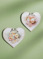 Hartvormige wanddecoratie, set van 2 