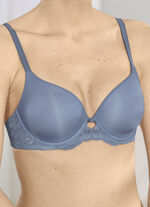 Triumph Amourette beugelbh met elastische kant INDIGO BLAUW