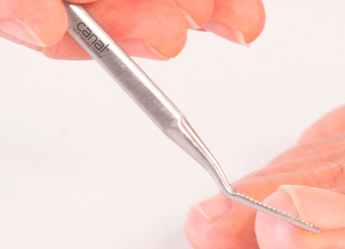 Hoekvijl van Canal van roestvrij staal 