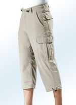 Lange bermudashort van puur katoen in 4 kleuren KITT