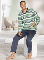 Set van twee pyjama's met V-hals 