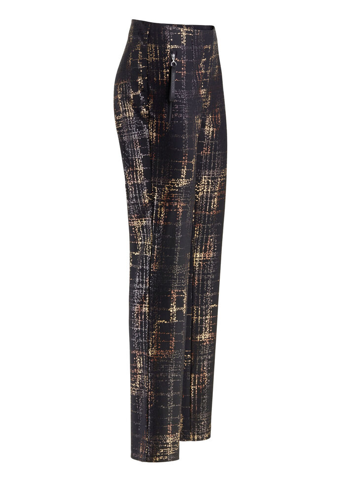 Broek met aangesneden band 