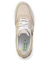 ELENA EDEN, trendy damessneakers, breedte H, met uitneembaar voetbed BEIGE