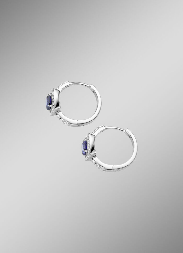 Creolen in zilver 