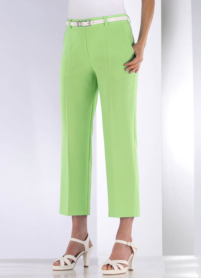 Broek met elastische tailleband aan de achterkant 