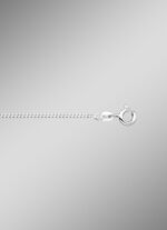 Zilveren krulketting 