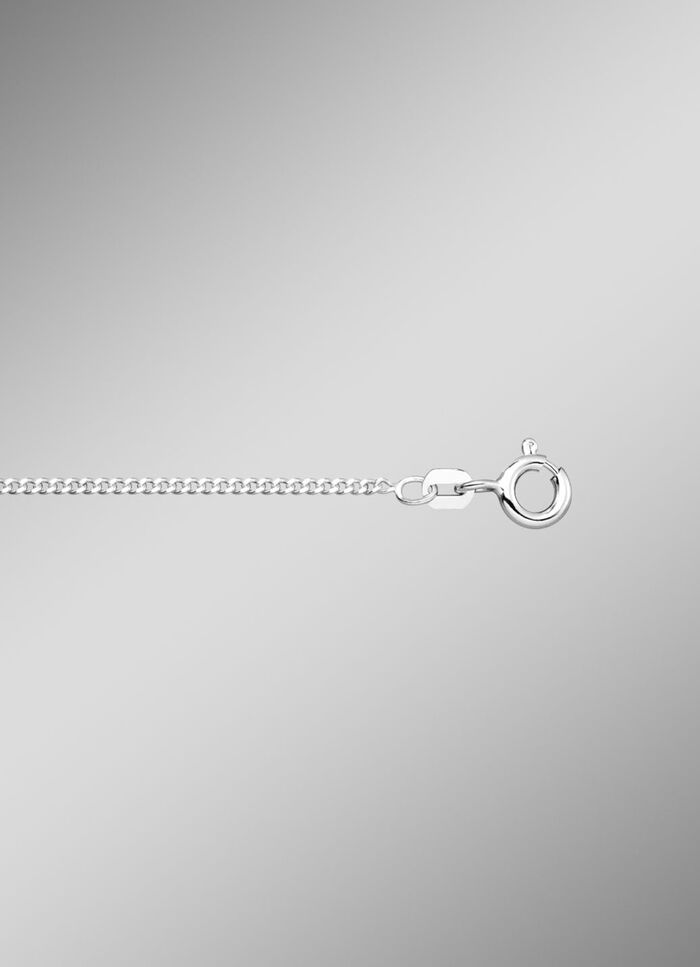 Zilveren krulketting 