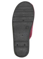 Gevoerde damespantoffels, met nieuwe wol 