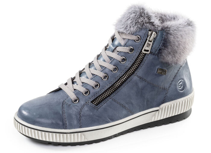 Remonte, gevoerde dameslaarzen, winterschoenen, breedte G, met uitneembaar voetbed JEANS