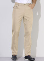 Comfortabele &quot;Francesco Botti&quot; broek in 4 kleuren BEIGE