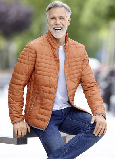 Gewatteerde blouson van “Gate One” in 3 kleuren 