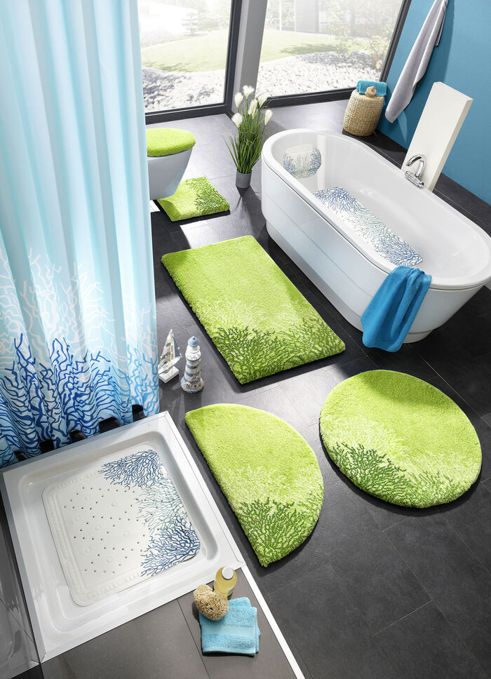 Badkamerset met antislip-onderkant van Grund GROEN