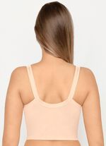 Susa bh in lang model, met sluiting vooraan HUIDKLEURIG