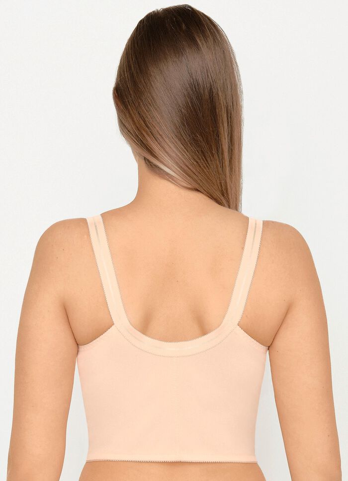 Susa bh in lang model, met sluiting vooraan HUIDKLEURIG