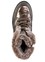 ELENA EDEN, gevoerde dameslaarzen, winterschoenen, breedte G, met uitneembaar voetbed BRONZE