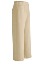 Broek in een modieus verkorte lengte BEIGE MELANGE