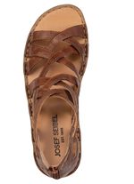 Josef Seibel, zomerse damessandalen, breedte G, van leer 