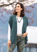 Gebreid vest met alpaca 