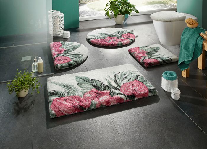 Badkamerset met antislip-onderkant, van Grund 