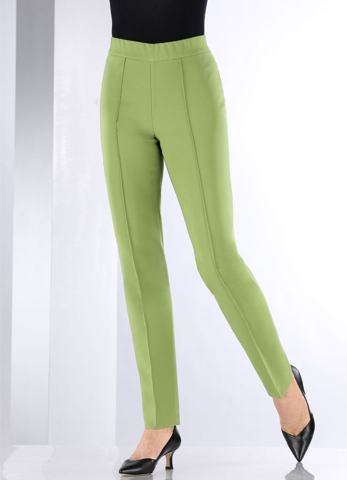 Broek met smalle enkelwijdte HELLGRÜN