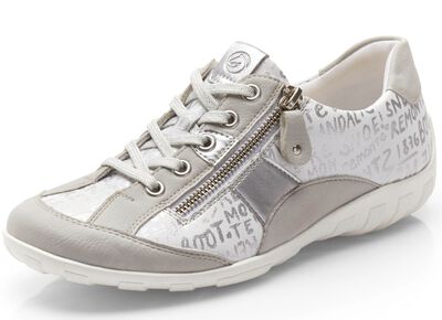 Remonte sneakers met bedrukte rand 