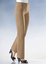 Broek met comfortabele elastische tailleband CAMEL