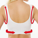 Feel-good bh, set van 3 ZWART-WIT NAAKT