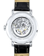 Klassiek automatisch herenhorloge met zichtbaar uurwerk 