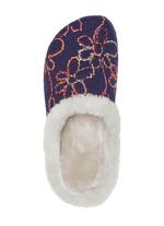 Mubb wolvilt pantoffels met kleurrijk bloemenborduurwerk 