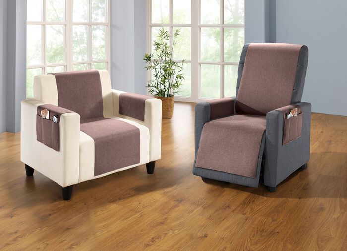 Woonaccessoires met vlekwerende afwerking BRUIN