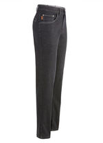 &quot;Francesco Botti&quot; jeans met elastische tailleband in 3 kleuren ANTHRAZIT