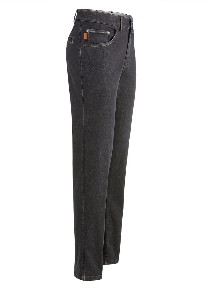 &quot;Francesco Botti&quot; jeans met elastische tailleband in 3 kleuren ANTHRAZIT