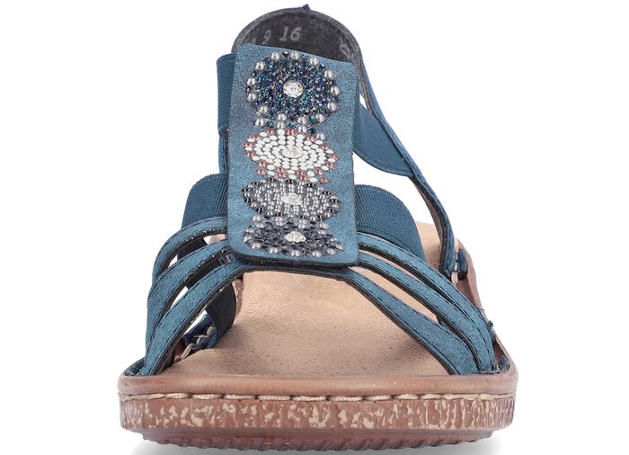 Rieker sandaal met strass steentjes 