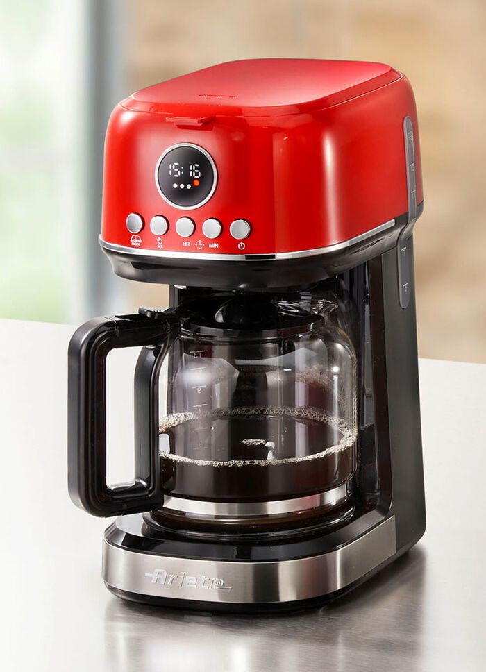 Ariete moderna ontbijtserie in retrodesign ROOD