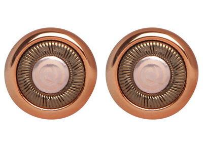 2 reservehoofden voor Roxy Pocket Shaver haarverwijderaar 
