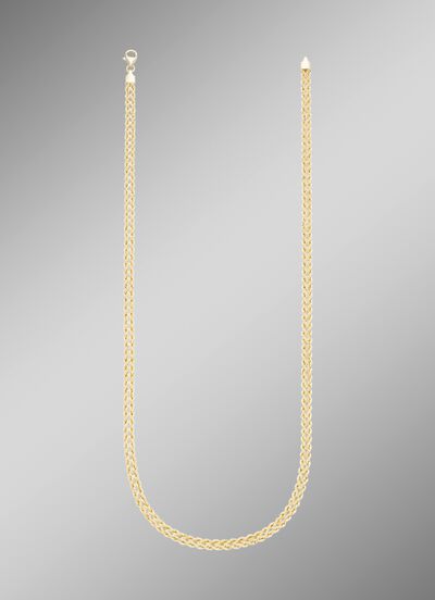 Koordkettingset van fijn goud 585/- 