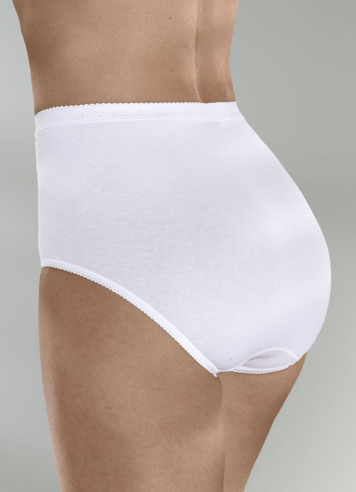 Drie-pack slips met elastische boorden 