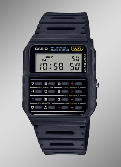 Casio vintage rekenmachinehorloge 
