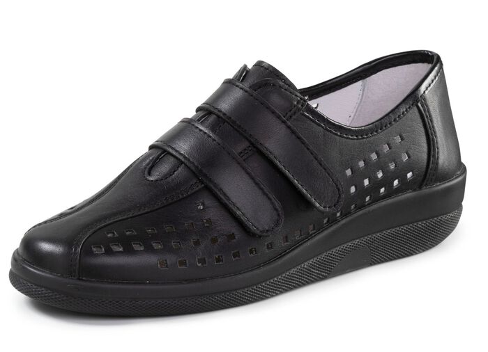 Schoenen met klittenband ZWART