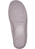 Laurina pantoffels van fluweelachtig textielmateriaal PASTELSERINGEN
