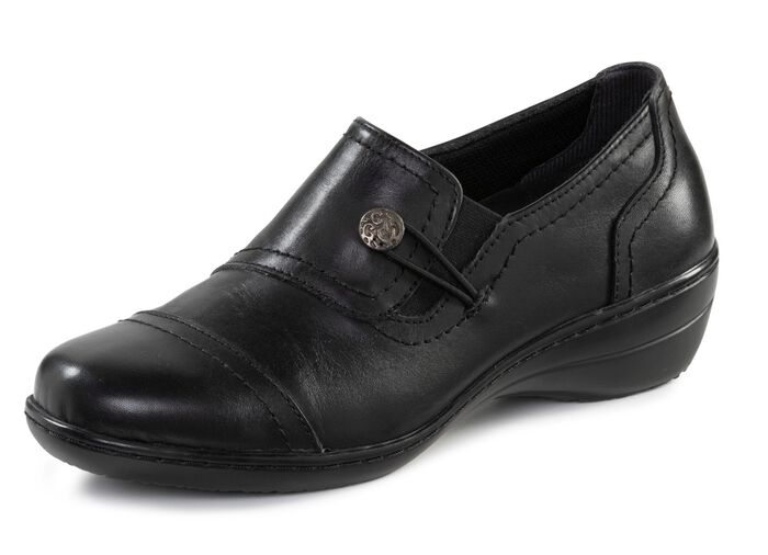 ELENA EDEN pantoffels met metalen sieraden ZWART