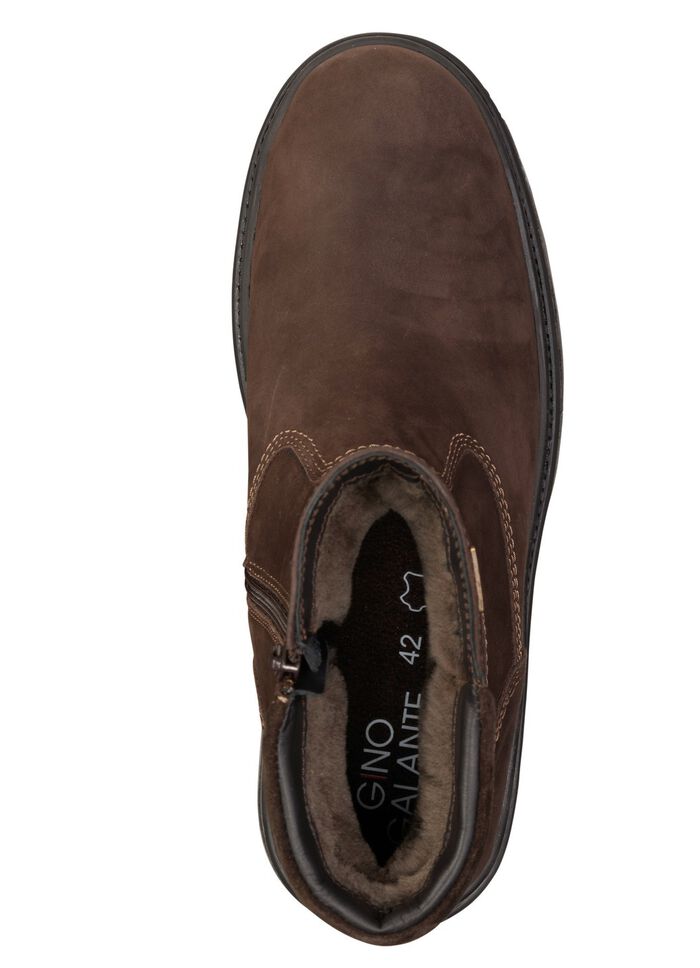 GINO GALANTE, gevoerde herenlaarzen, winterschoenen, met lamsvacht 