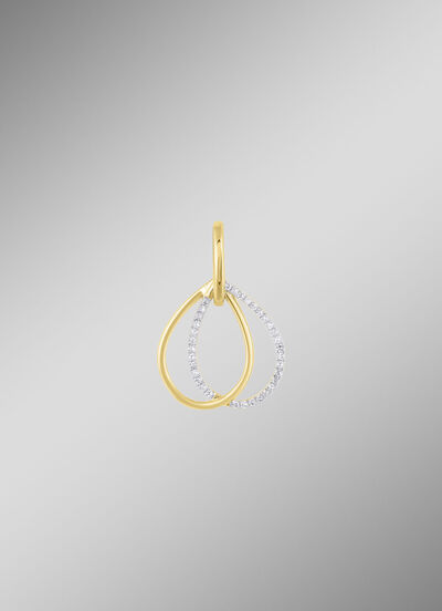 Elegante hanger met 34 diamanten 